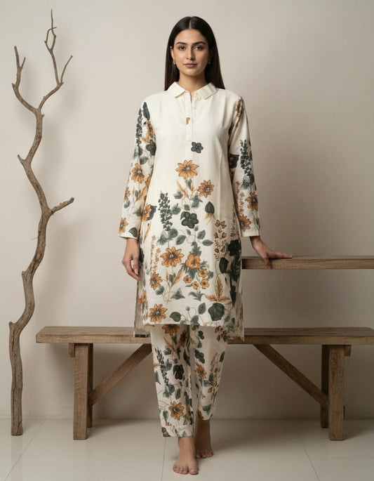 FLORAL PRINTED CO-ORD SET