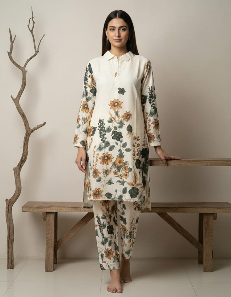 FLORAL PRINTED CO-ORD SET