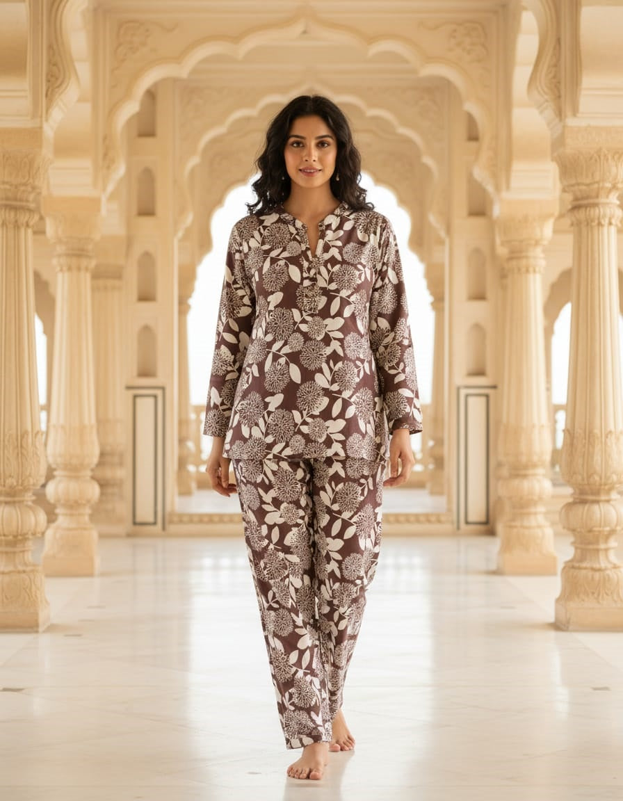 PRINTED COTTON CO-ORD SET