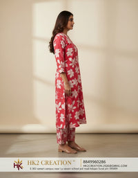PINK FLORAL PRINTED