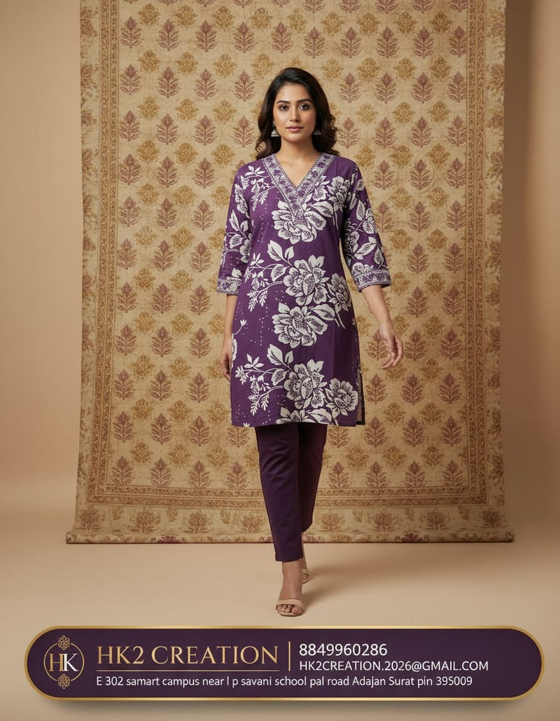 FLORAL PRINT KURTI