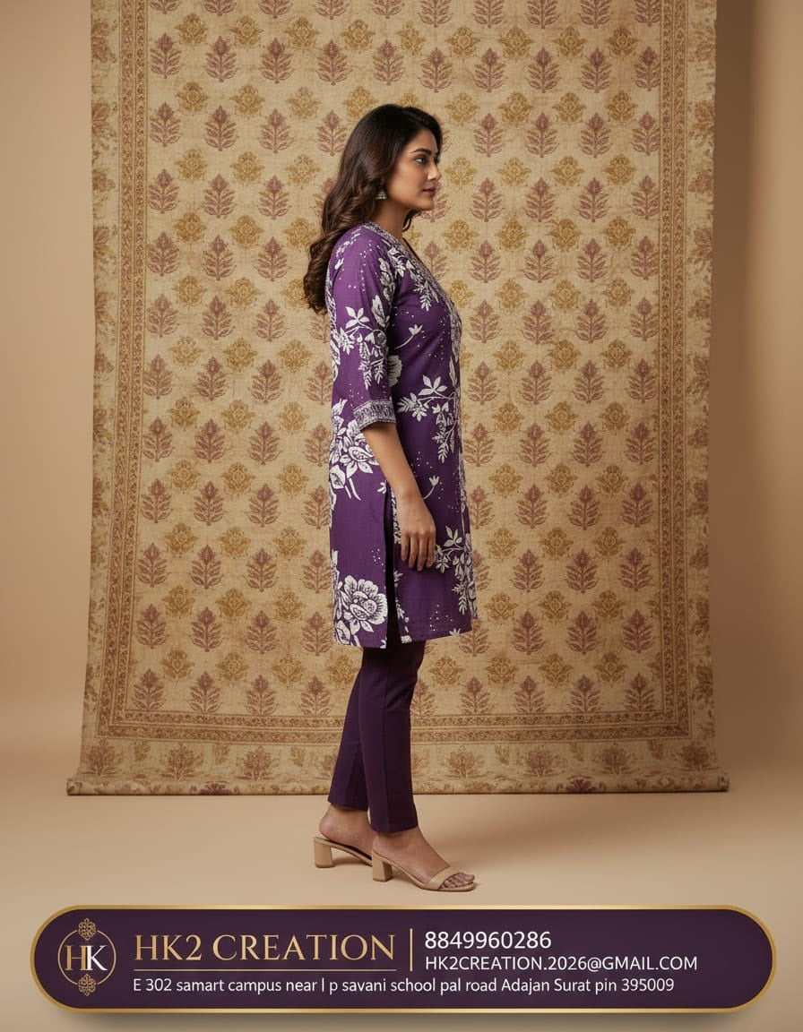 FLORAL PRINT KURTI