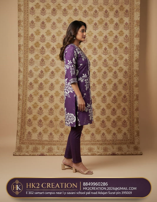 FLORAL PRINT KURTI