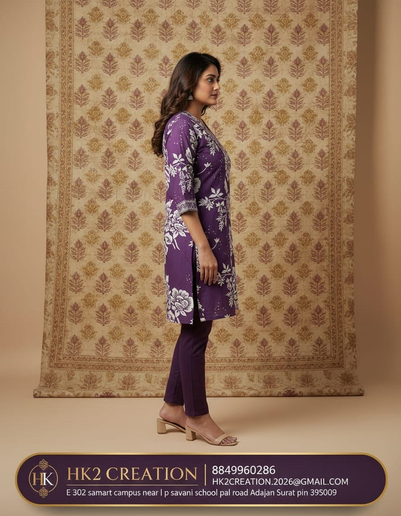 FLORAL PRINT KURTI