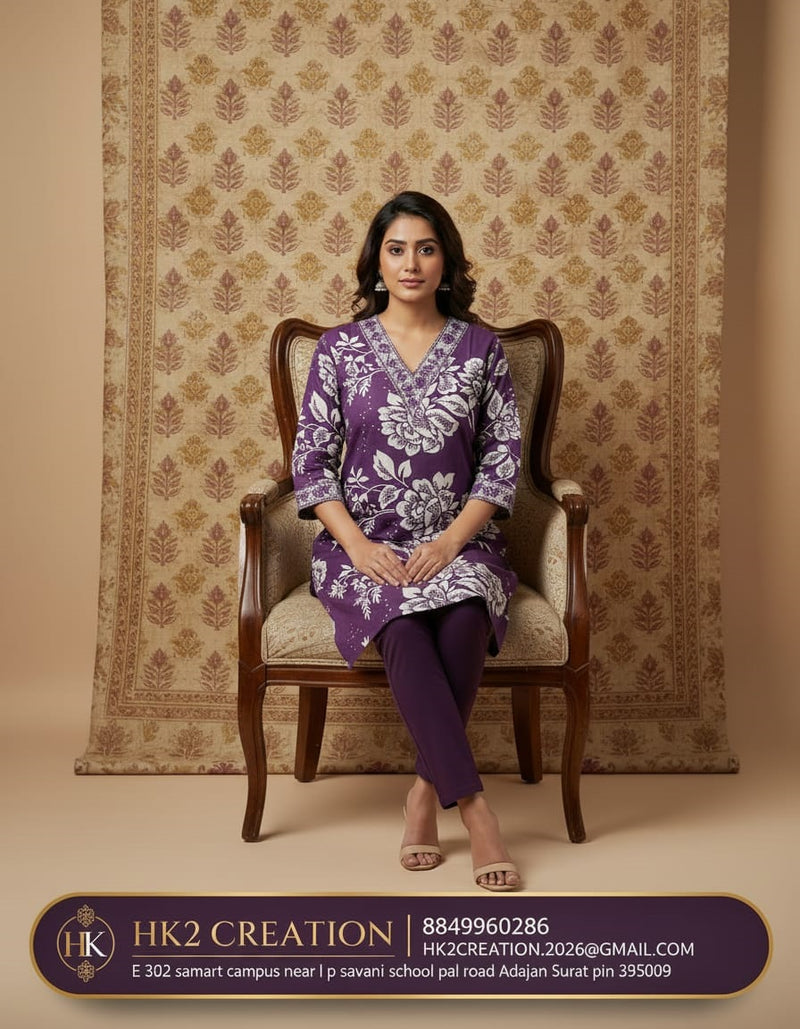 FLORAL PRINT KURTI