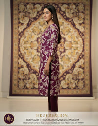 V-NECK COTTON KURTI