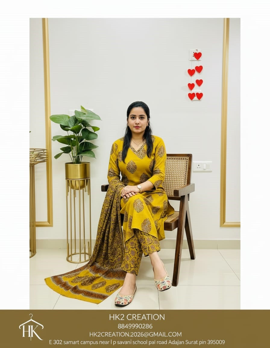 3 PIECE MUGHAL FUSION SALWAR SUIT