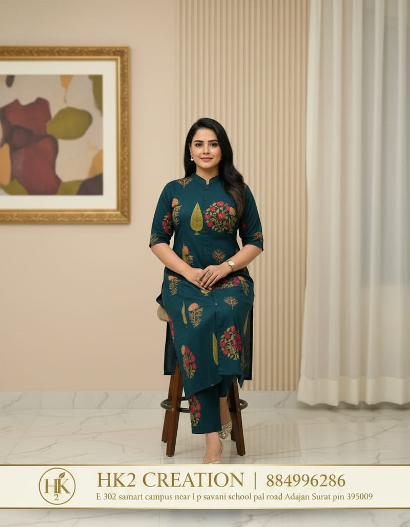 2 PIECE JAIPURI PRINT CO-ORD SET