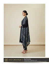 BLACK ETHNIC SUIT SET