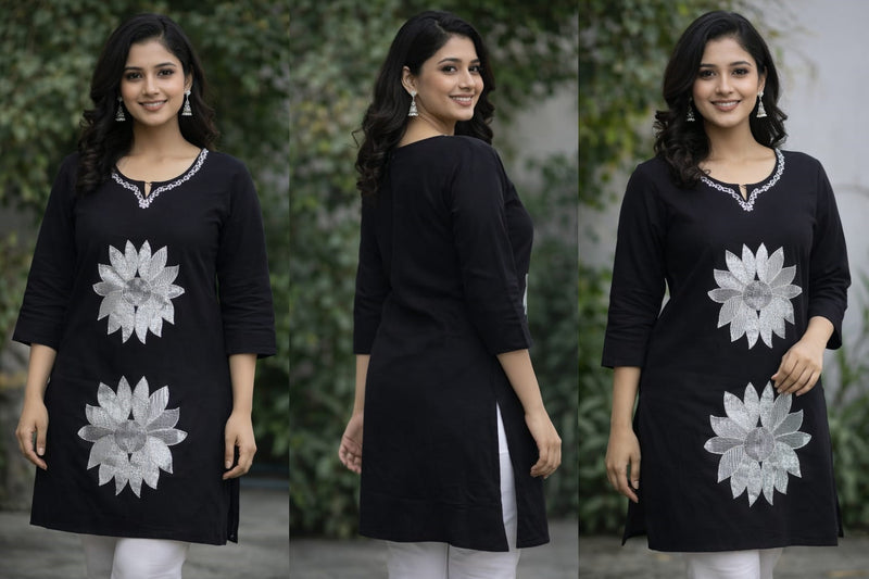 SUNFLOWER CHARM COTTON KUTI