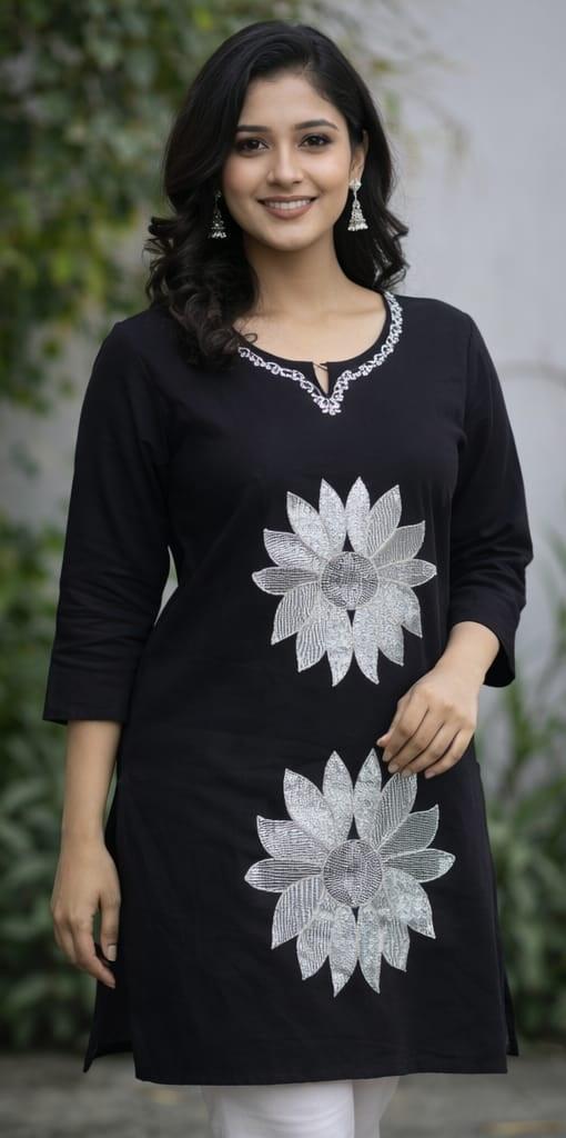SUNFLOWER CHARM COTTON KUTI