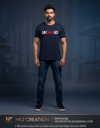 MENS WEAR 100% COTTON ROUND NECK T-SHIRT-185 GSM  "INVISIBLE"