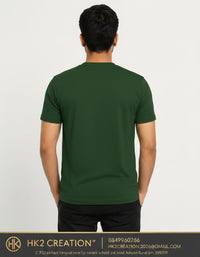 MENS WEAR 100% COTTON ROUND NECK T-SHIRT-185 GSM  "CONFUSED"